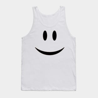 HAPPY FACE - CARTOON - MINIMALIST - EMOJI Tank Top